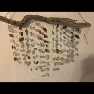 Windchime made out of beach glass